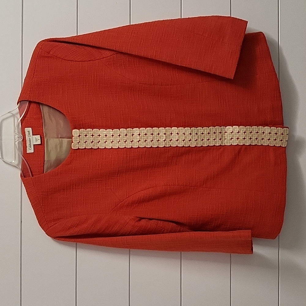 Coldwater Creek Orange Blazer - Picture 1 of 5